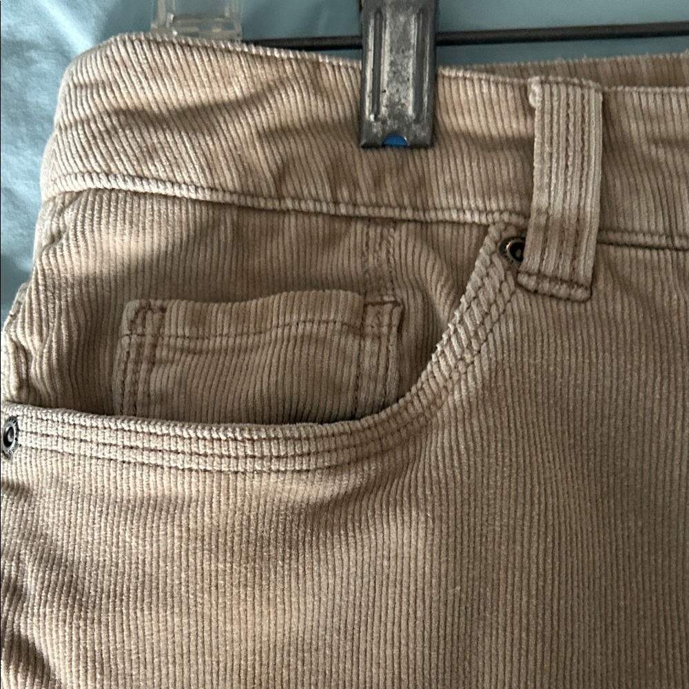 Sonoma Women's Straight Leg Corduroy Jeans in Tan size 12 Short - Picture 3 of 7